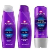 Kit Aussie Moist: Shampoo + Condicionador + 3 Minute Miracle